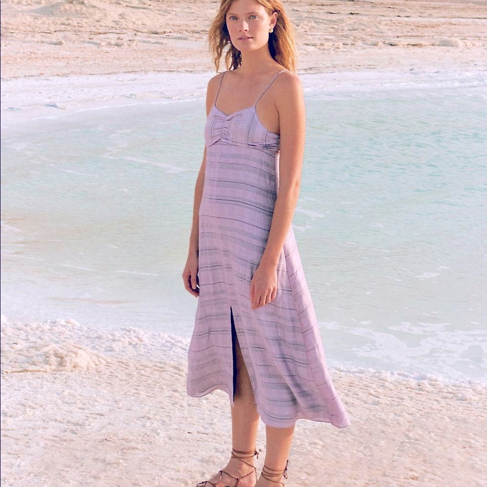 Madewell tie back cami dress